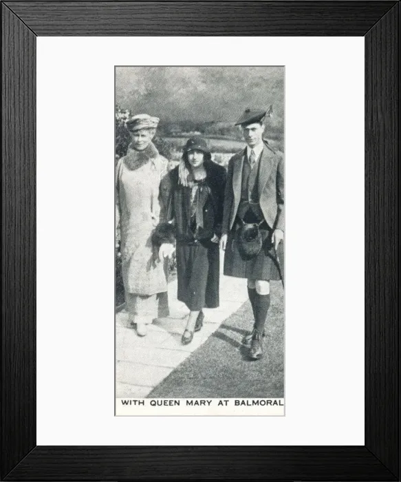 Framed Print : With Queen Mary at Balmoral, 1924 (1937) Framed Print : With Queen Mary at Balmoral, 1924 (1937)