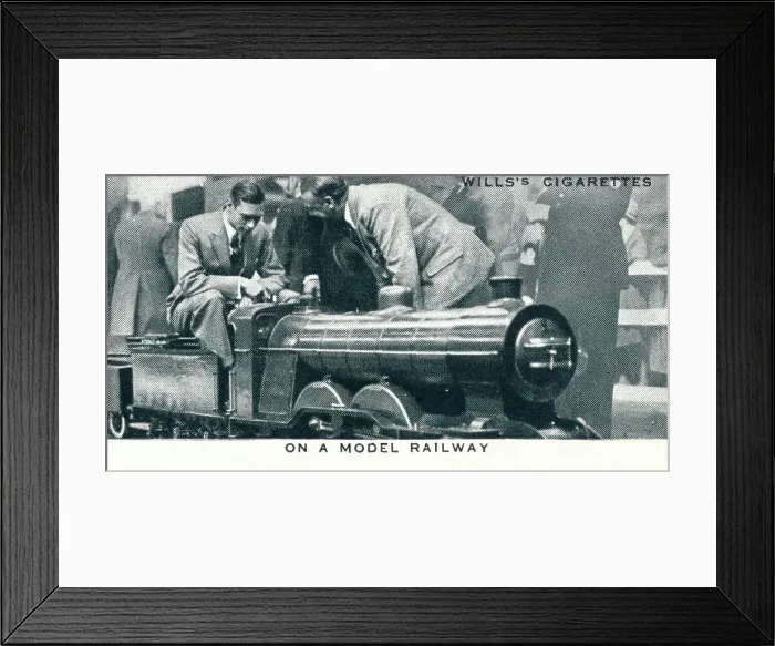 Framed Print : On a Model Railway, 1925 (1937) Framed Print : On a Model Railway, 1925 (1937)