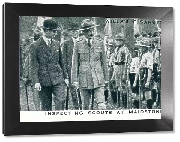 Inspecting Scouts at Maidstone, 1929 (1937)