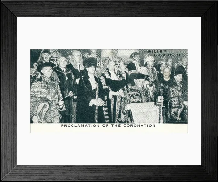 Framed Print : Proclamation of the Coronation, 1936 (1937) Framed Print : Proclamation of the Coronation, 1936 (1937)