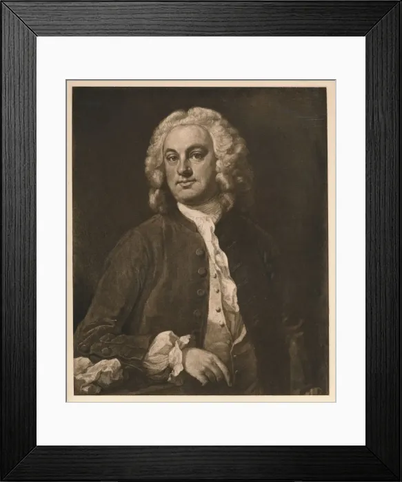Framed Print : Portrait of a Man, 1741. Artist: William Hogarth Framed Print : Portrait of a Man, 1741. Artist: William Hogarth