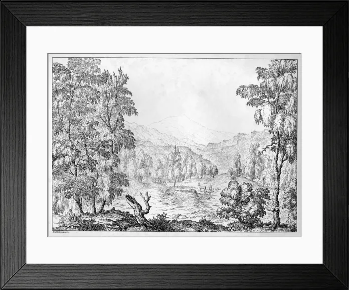 Framed Print : Schichallien, c1812. Artist:s Leith Framed Print : Schichallien, c1812. Artist:s Leith