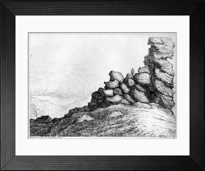 Framed Print : Ben Lomond from the Top of`Ben Arthur, c1812. Artist:s Leith Framed Print : Ben Lomond from the Top of`Ben Arthur, c1812. Artist:s Leith