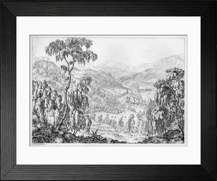Framed Print : Killiecrankie, c1812. Artist:s Leith
