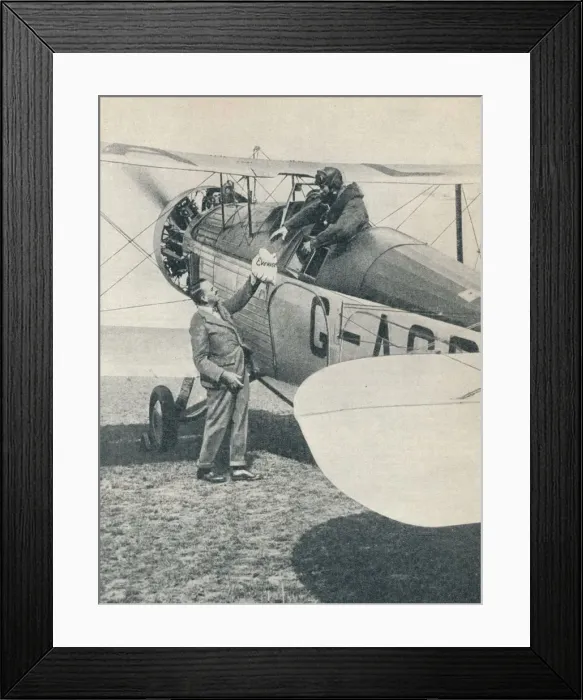 Framed Print : Before the first flight over Mount Everest, 1933 (c1937) Framed Print : Before the first flight over Mount Everest, 1933 (c1937)