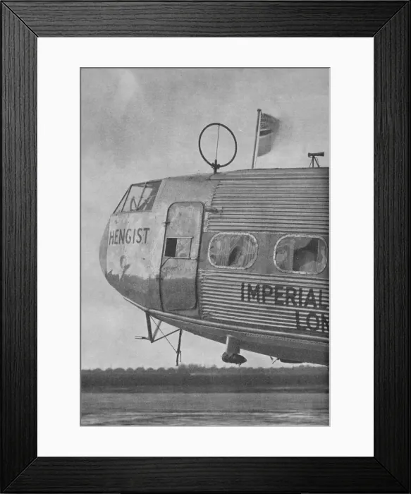 Framed Print : Aerial equipment on the Imperial Airways liner Hengist, c1936 (c1937). Artist: Marconis Wireless Telegraph Co Ltd Framed Print : Aerial equipment on the Imperial Airways liner Hengist, c1936 (c1937). Artist: Marconis Wireless Telegraph Co Ltd