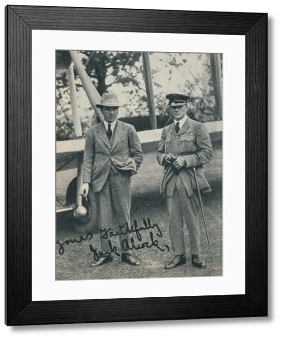 Framed Print : Captain John Alcock and Lieutenant Arthur Whitten Brown, British aviators, c1919 (c1937) Framed Print : Captain John Alcock and Lieutenant Arthur Whitten Brown, British aviators, c1919 (c1937)