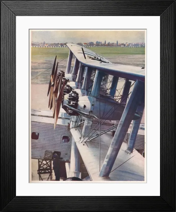Framed Print : The four Bristol Jupiter engines of the Imperial Airways liner Scylla, c1936 (c1937) Framed Print : The four Bristol Jupiter engines of the Imperial Airways liner Scylla, c1936 (c1937)