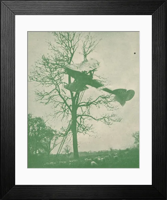 Framed Print : The risks of night flying, c1918 (1919) Framed Print : The risks of night flying, c1918 (1919)