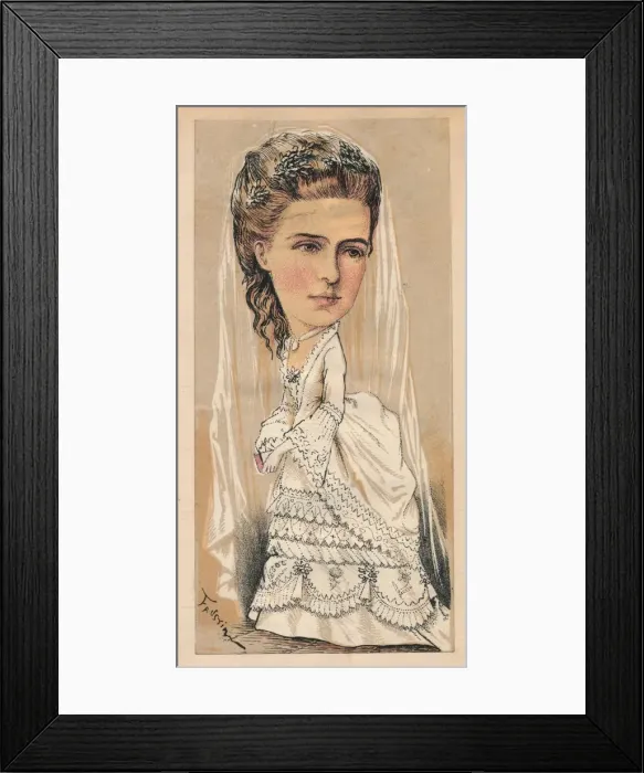 Framed Print : H. R. H. The Duchess of Ednburgh, 1874. Artist: Faustin Framed Print : H. R. H. The Duchess of Ednburgh, 1874. Artist: Faustin