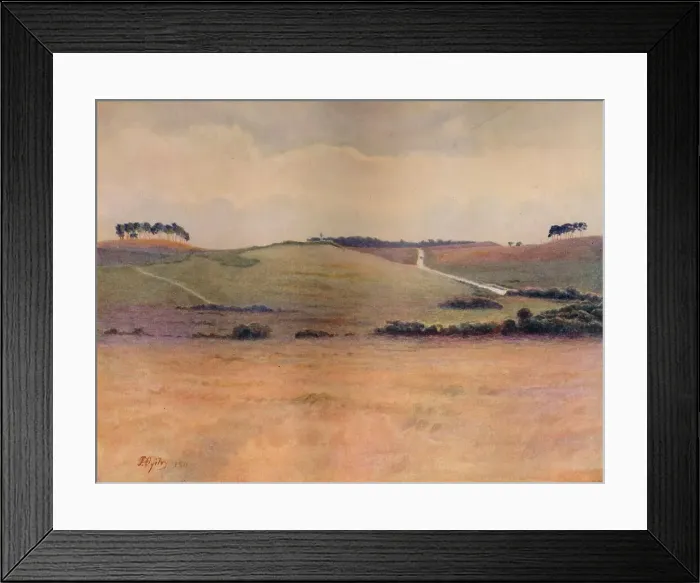 Framed Print : Chobham Common, 1911, (1914). Artist: Jamess Ogilvy Framed Print : Chobham Common, 1911, (1914). Artist: Jamess Ogilvy