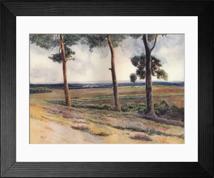 Framed Print : View from Staple Hill, 1911, (1914). Artist: Jamess Ogilvy Framed Print : View from Staple Hill, 1911, (1914). Artist: Jamess Ogilvy