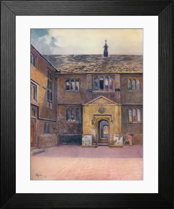 Framed Print : Grammar School, Guildford, 1911, (1914). Artist: Jamess Ogilvy Framed Print : Grammar School, Guildford, 1911, (1914). Artist: Jamess Ogilvy