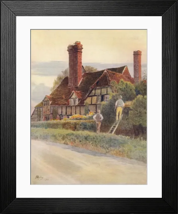 Framed Print : Eashing Farm, 1911, (1914). Artist: Jamess Ogilvy Framed Print : Eashing Farm, 1911, (1914). Artist: Jamess Ogilvy