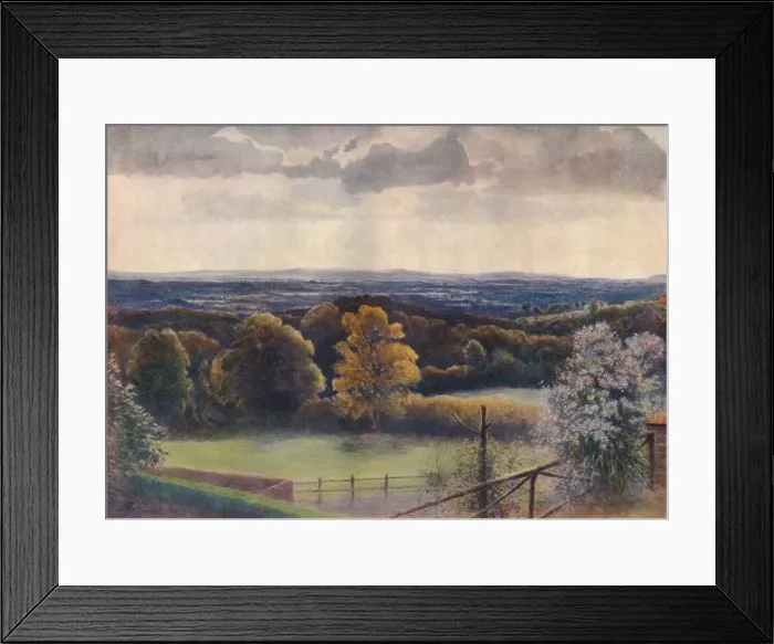 Framed Print : View from Coneyhurst Hill, Ewehurst, 1911, (1914). Artist: Jamess Ogilvy Framed Print : View from Coneyhurst Hill, Ewehurst, 1911, (1914). Artist: Jamess Ogilvy