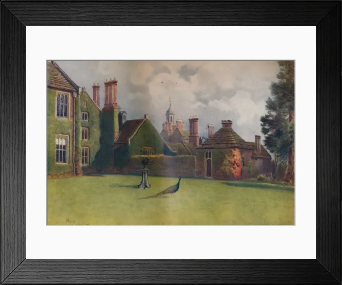 Framed Print : Baynards, from the South Terrace, 1911, (1914). Artist: Jamess Ogilvy Framed Print : Baynards, from the South Terrace, 1911, (1914). Artist: Jamess Ogilvy