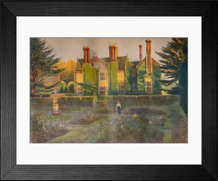 Framed Print : Baynards, from the Rose Garden, 1911, (1914). Artist: Jamess Ogilvy Framed Print : Baynards, from the Rose Garden, 1911, (1914). Artist: Jamess Ogilvy
