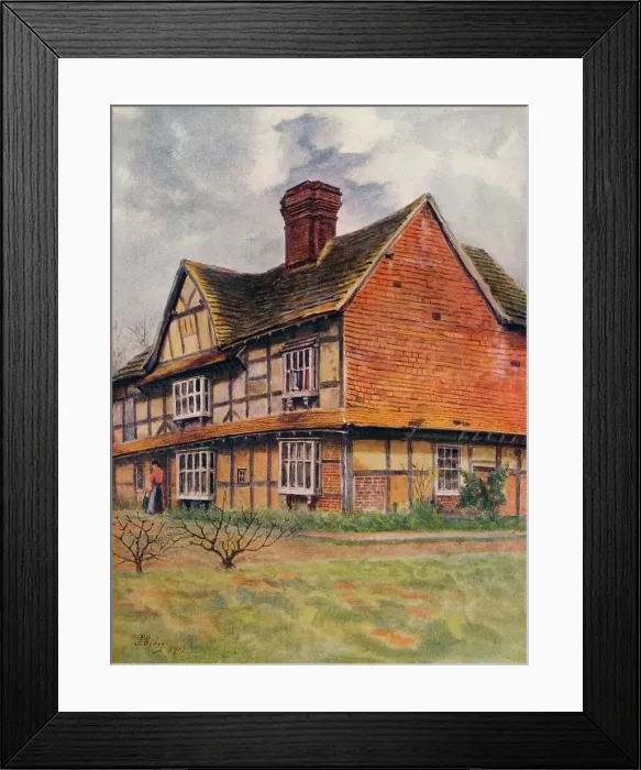 Framed Print : Volvens Farm, 1912, (1914). Artist: Jamess Ogilvy Framed Print : Volvens Farm, 1912, (1914). Artist: Jamess Ogilvy