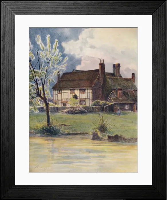 Framed Print : Newdigate Old Place, 1912, (1914). Artist: Jamess Ogilvy Framed Print : Newdigate Old Place, 1912, (1914). Artist: Jamess Ogilvy