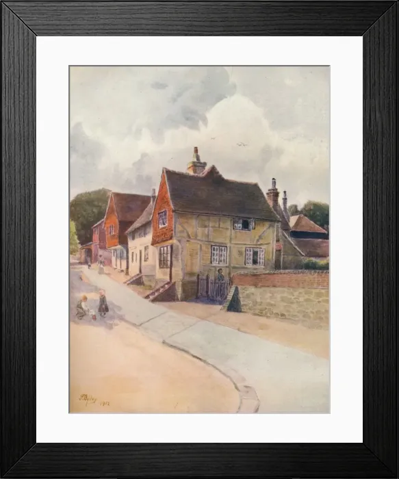 Framed Print : Blechingley, 1912, (1914). Artist: Jamess Ogilvy Framed Print : Blechingley, 1912, (1914). Artist: Jamess Ogilvy