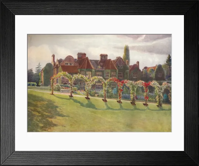 Framed Print : Milton Court, 1912, (1914). Artist: Jamess Ogilvy Framed Print : Milton Court, 1912, (1914). Artist: Jamess Ogilvy