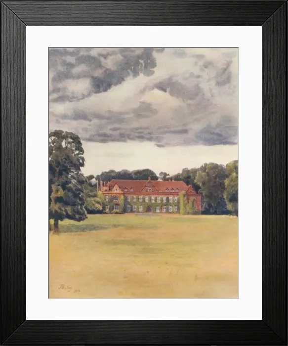Framed Print : West Horsley Place, 1912, (1914). Artist: Jamess Ogilvy Framed Print : West Horsley Place, 1912, (1914). Artist: Jamess Ogilvy