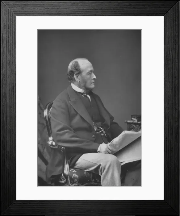 Framed Print : Lord Cranbrook, c1891. Artist: W&D Downey Framed Print : Lord Cranbrook, c1891. Artist: W&D Downey
