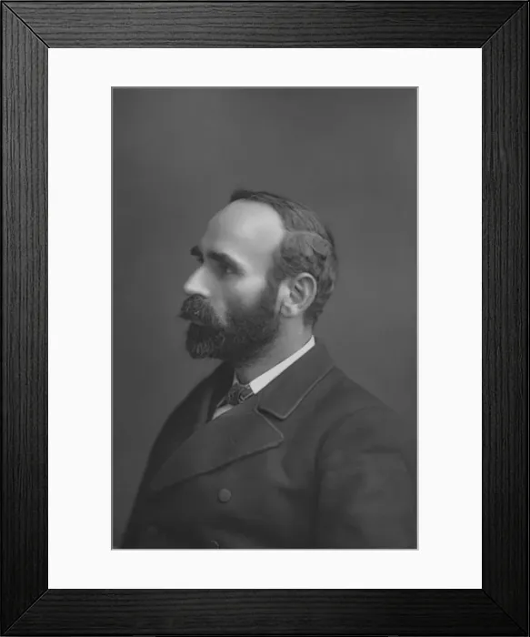 Framed Print : Mr. Michael Davitt, c1891. Artist: W&D Downey Framed Print : Mr. Michael Davitt, c1891. Artist: W&D Downey