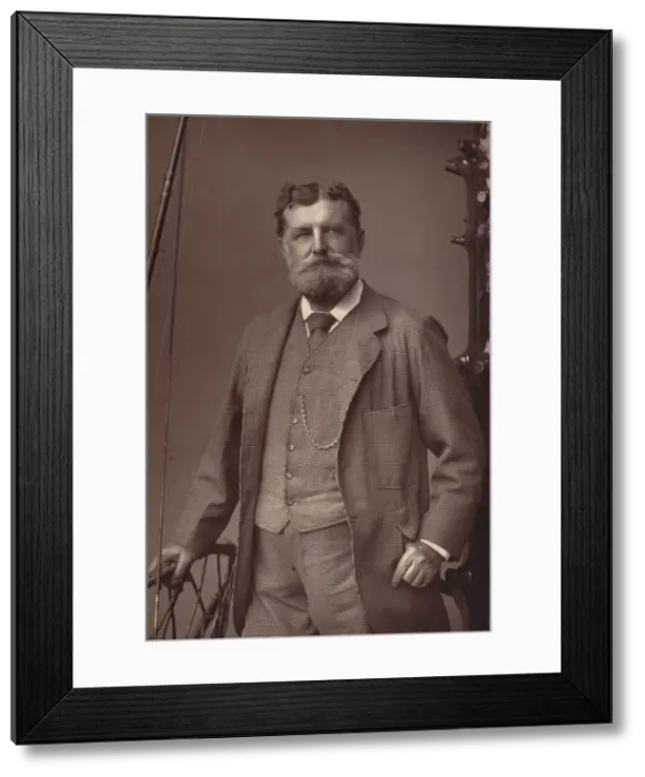 Framed Print : Sir Christopher Teesdale, c1891. Artist: W&D Downey Framed Print : Sir Christopher Teesdale, c1891. Artist: W&D Downey