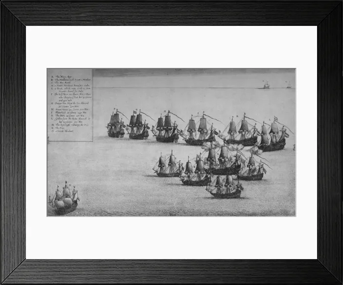 Framed Print : The Fight of the Mary Rose, 1669. Artist: Wenceslaus Hollar Framed Print : The Fight of the Mary Rose, 1669. Artist: Wenceslaus Hollar