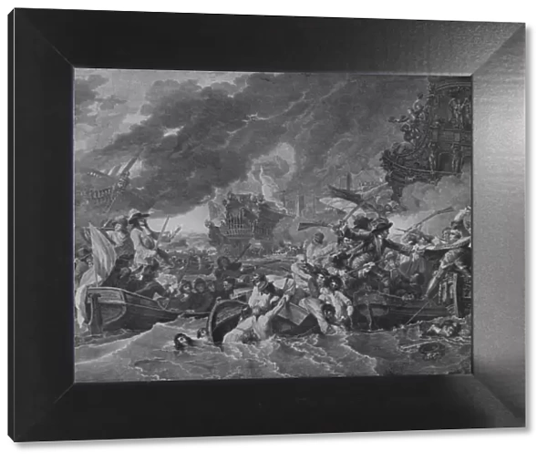 The Battle of La Hogue, c1781. Artist: Benjamin West