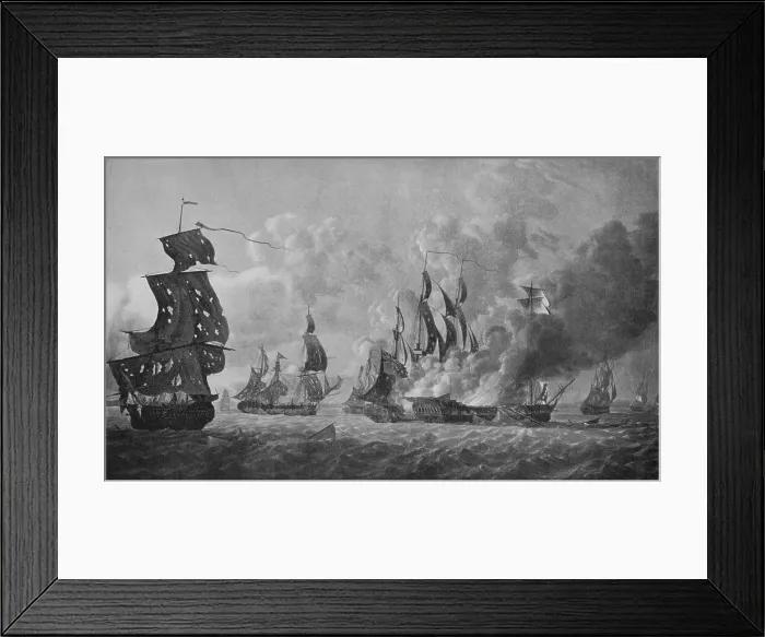 Framed Print : St Georges Day, 1794, c1795. Artist: Robert Dodd Framed Print : St Georges Day, 1794, c1795. Artist: Robert Dodd