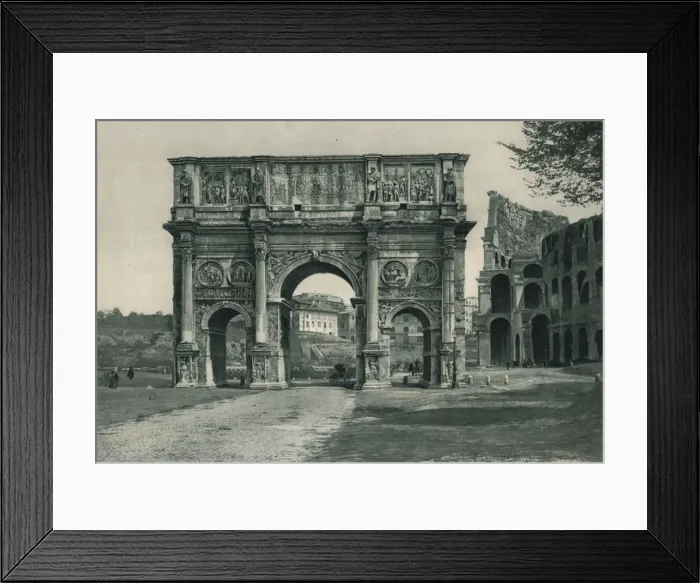 Framed Print : The Arch of Constantine, Rome, Italy, 1927. Artist: Eugen Poppel Framed Print : The Arch of Constantine, Rome, Italy, 1927. Artist: Eugen Poppel