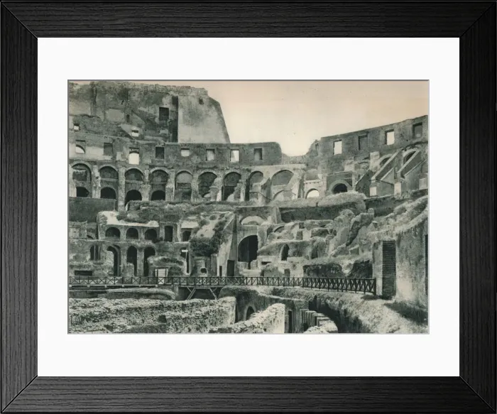 Framed Print : Interior of the Colosseum, Rome, Italy, 1927. Artist: Eugen Poppel