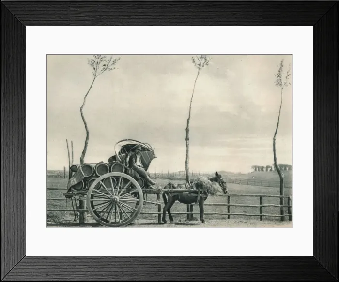 Framed Print : Wine-carrier in the Campagna, Rome, Italy, 1927. Artist: Eugen Poppel Framed Print : Wine-carrier in the Campagna, Rome, Italy, 1927. Artist: Eugen Poppel