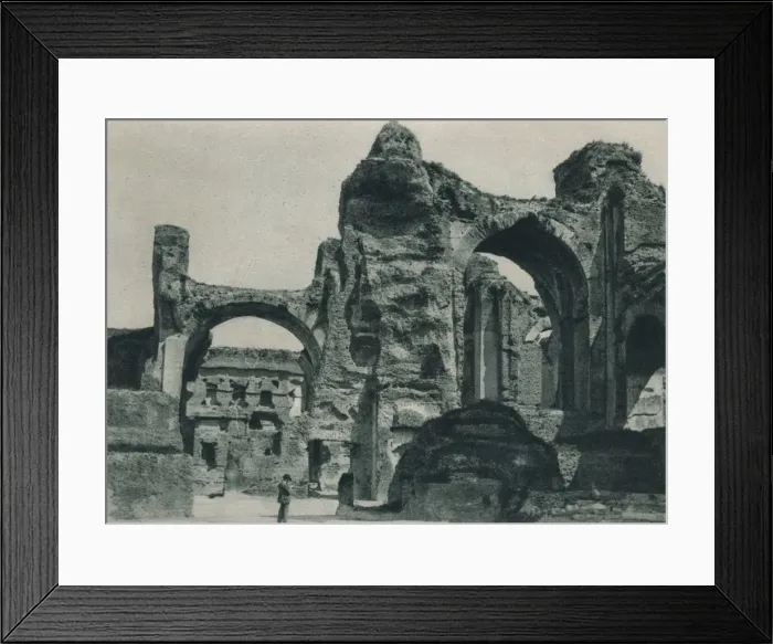 Framed Print : The Baths of Caracalla, Rome, Italy, 1927. Artist: Eugen Poppel