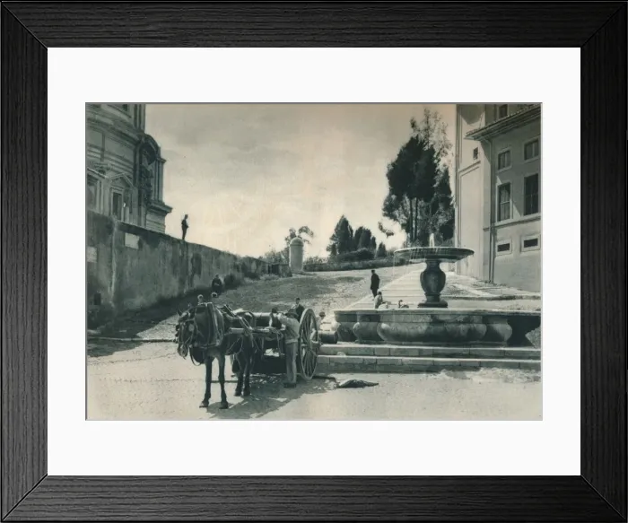 Framed Print : At the back of the Vatican near the Museums and the Mint, Rome, Italy, 1927. Artist: Eugen Poppel Framed Print : At the back of the Vatican near the Museums and the Mint, Rome, Italy, 1927. Artist: Eugen Poppel