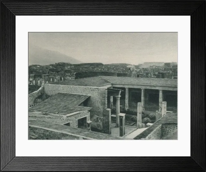 Framed Print : House of the Vettii, Pompeii, Italy, 1927. Artist: Eugen Poppel Framed Print : House of the Vettii, Pompeii, Italy, 1927. Artist: Eugen Poppel
