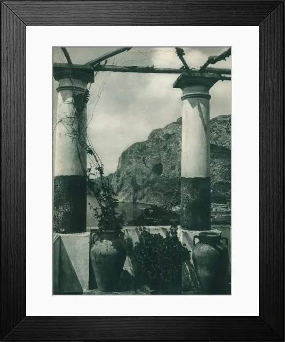 Framed Print : View of Monte Solaro, Capri, Italy, 1927. Artist: Eugen Poppel Framed Print : View of Monte Solaro, Capri, Italy, 1927. Artist: Eugen Poppel