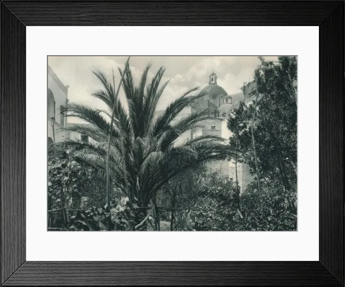 Framed Print : View from the hotel, Capri, Italy, 1927. Artist: Eugen Poppel Framed Print : View from the hotel, Capri, Italy, 1927. Artist: Eugen Poppel