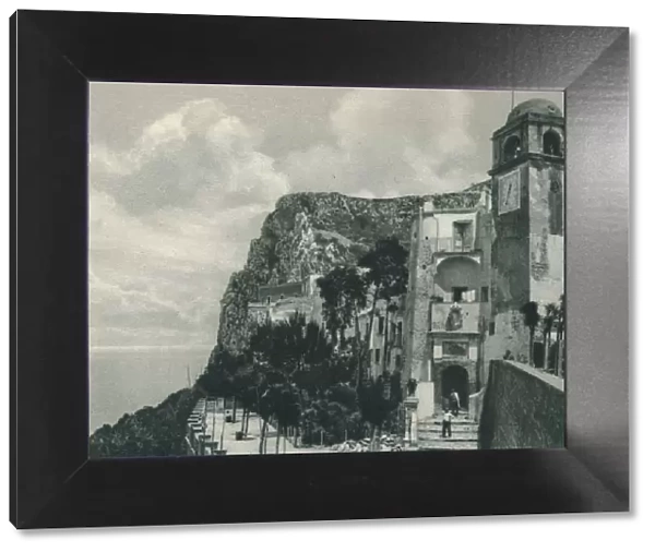 Church on the shore, Capri, Italy, 1927. Artist: Eugen Poppel