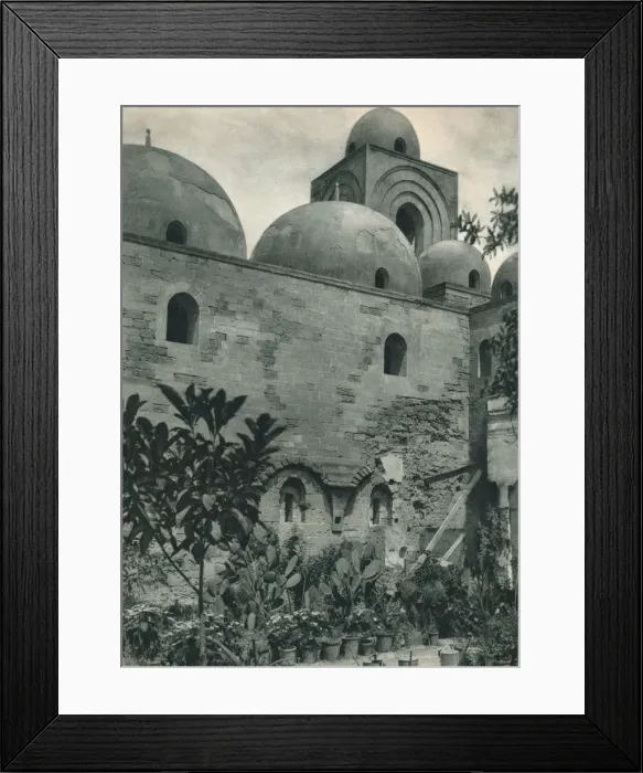 Framed Print : Church of San Giovanni degli Eremiti, Palermo, Sicily, Italy, 1927. Artist: Eugen Poppel Framed Print : Church of San Giovanni degli Eremiti, Palermo, Sicily, Italy, 1927. Artist: Eugen Poppel