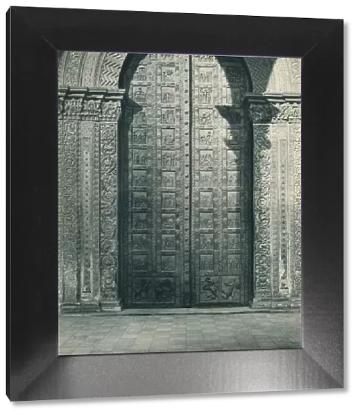 Doors of Monreale Cathedral, Sicily, Italy, 1927. Artist: Eugen Poppel