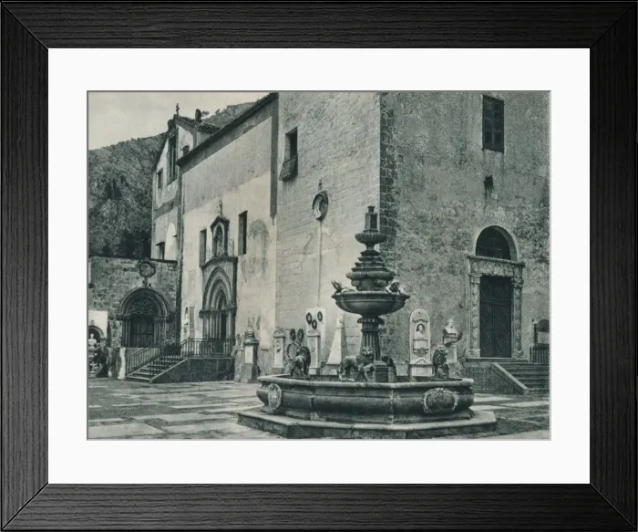 Framed Print : Public fountain, Palermo, Sicily, Italy, 1927. Artist: Eugen Poppel Framed Print : Public fountain, Palermo, Sicily, Italy, 1927. Artist: Eugen Poppel