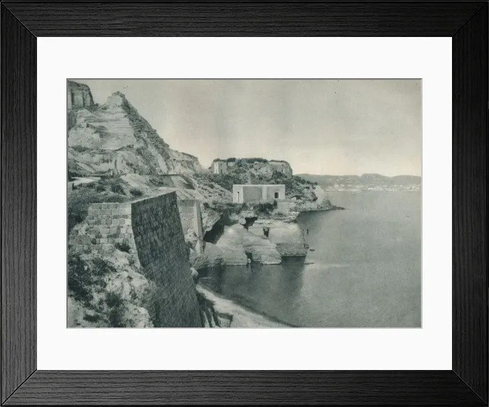 Framed Print : Coastal scene, Ischia, Italy, 1927. Artist: Eugen Poppel Framed Print : Coastal scene, Ischia, Italy, 1927. Artist: Eugen Poppel