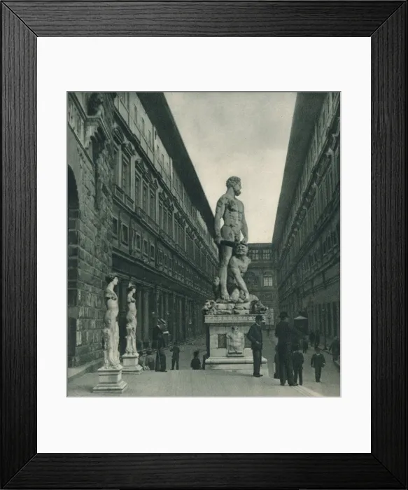Framed Print : Uffizi Gallery, Florence, Italy, 1927. Artist: Eugen Poppel Framed Print : Uffizi Gallery, Florence, Italy, 1927. Artist: Eugen Poppel
