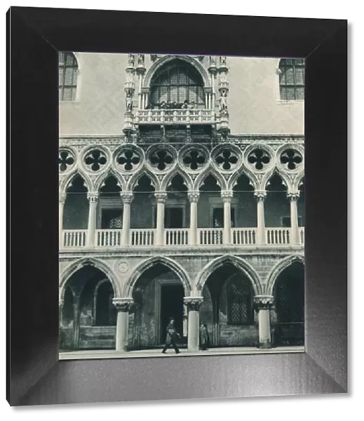 Part of the Doges Palace, Venice, Italy, 1927. Artist: Eugen Poppel