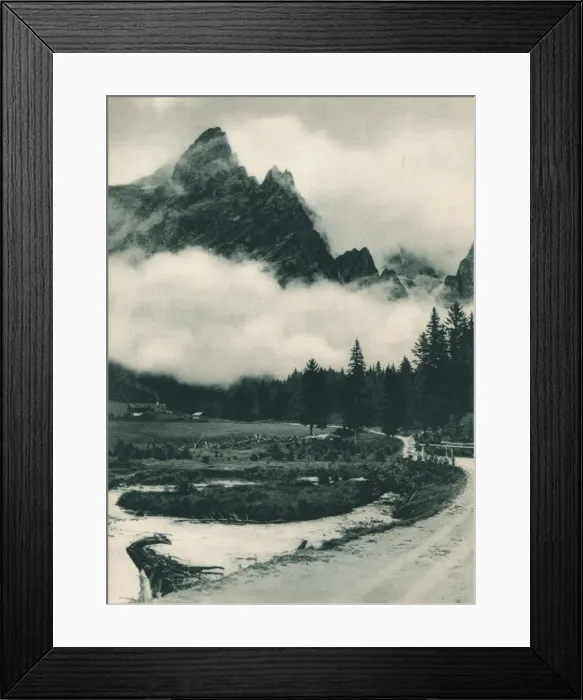 Framed Print : Pala Group in clouds, San Martino di Castrozza, Dolomites, Italy, 1927. Artist: Eugen Poppel Framed Print : Pala Group in clouds, San Martino di Castrozza, Dolomites, Italy, 1927. Artist: Eugen Poppel
