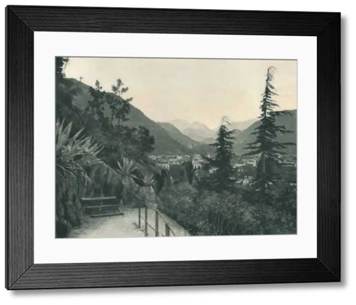 Framed Print : View of the town of Bolzano, South Tyrol, Italy, 1927. Artist: Eugen Poppel Framed Print : View of the town of Bolzano, South Tyrol, Italy, 1927. Artist: Eugen Poppel