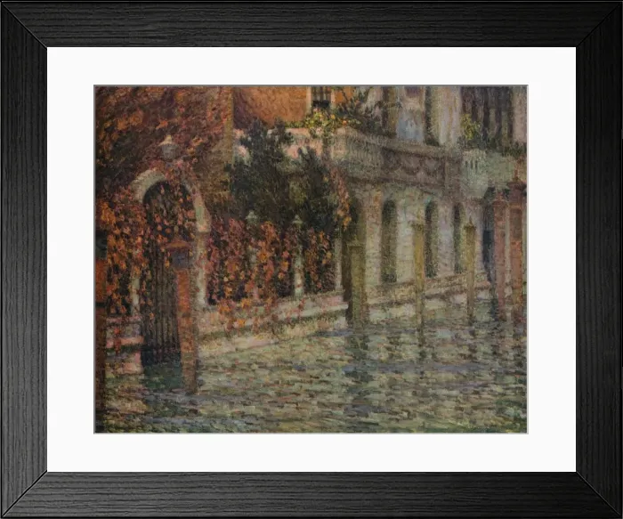 Framed Print : Le Palais Blanc, Automne, Venise, c1906, (1918). Artist: Henri Eugene Le Sidaner Framed Print : Le Palais Blanc, Automne, Venise, c1906, (1918). Artist: Henri Eugene Le Sidaner
